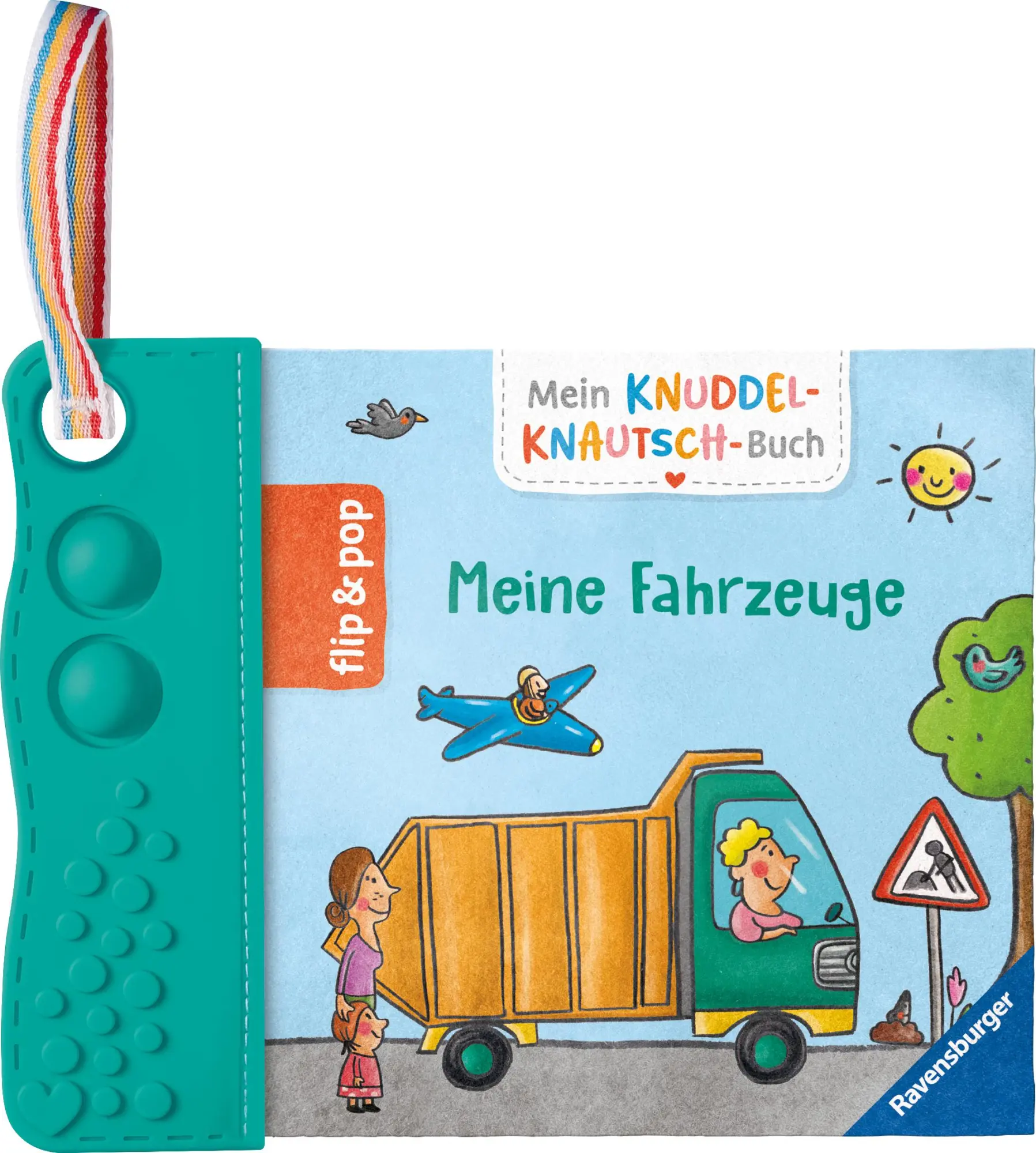 Cover: 9783473422241 | Mein Knuddel-Knautsch-Buch: flip&pop. Meine Fahrzeuge | Badstuber